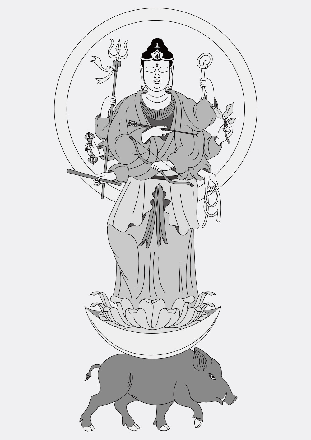 Series of illustration for the book Birth and Death in the Royal House | Studio Butterlin - Visual Communication